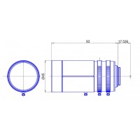 1/2 inch 9-90mm F1.8-16 Manual Iris Lens